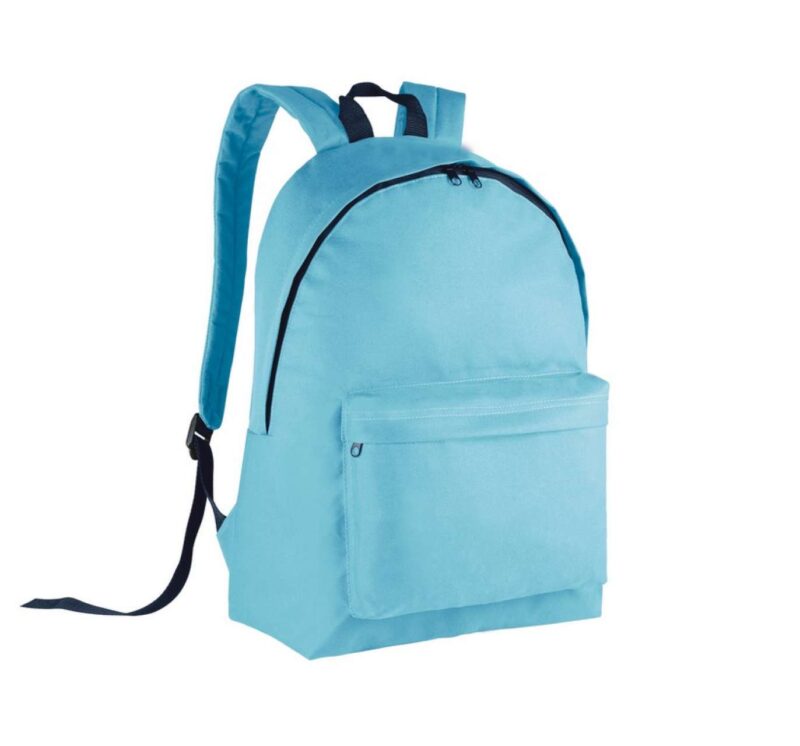 ki0130-sky_blue_navy-a1 Kimood CLASSIC BACKPACK - Γαλάζιο / Ναυτικό
