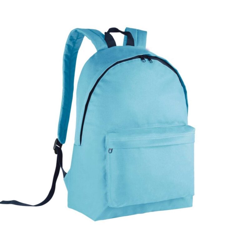 ki0130-sky_blue_navy-a1 Kimood CLASSIC BACKPACK - Γαλάζιο / Ναυτικό