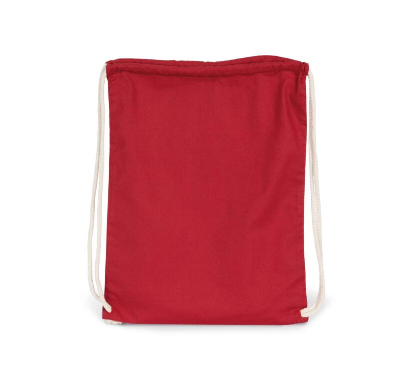 Kimood SOL'S ORGANIC BACKPACK WITH SOL'S COTTON DRAWSTRING - Hibiscus Red