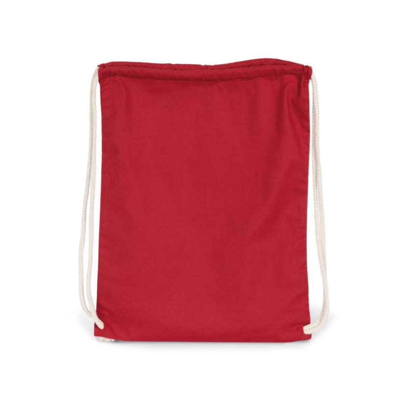 Kimood SOL'S ORGANIC BACKPACK WITH SOL'S COTTON DRAWSTRING - Hibiscus Red