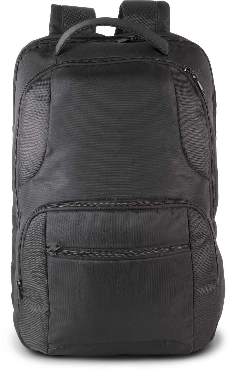 ki0145-black_black-a1 Kimood BUSINESS LAPTOP BACKPACK - Μαύρο/Μαύρο