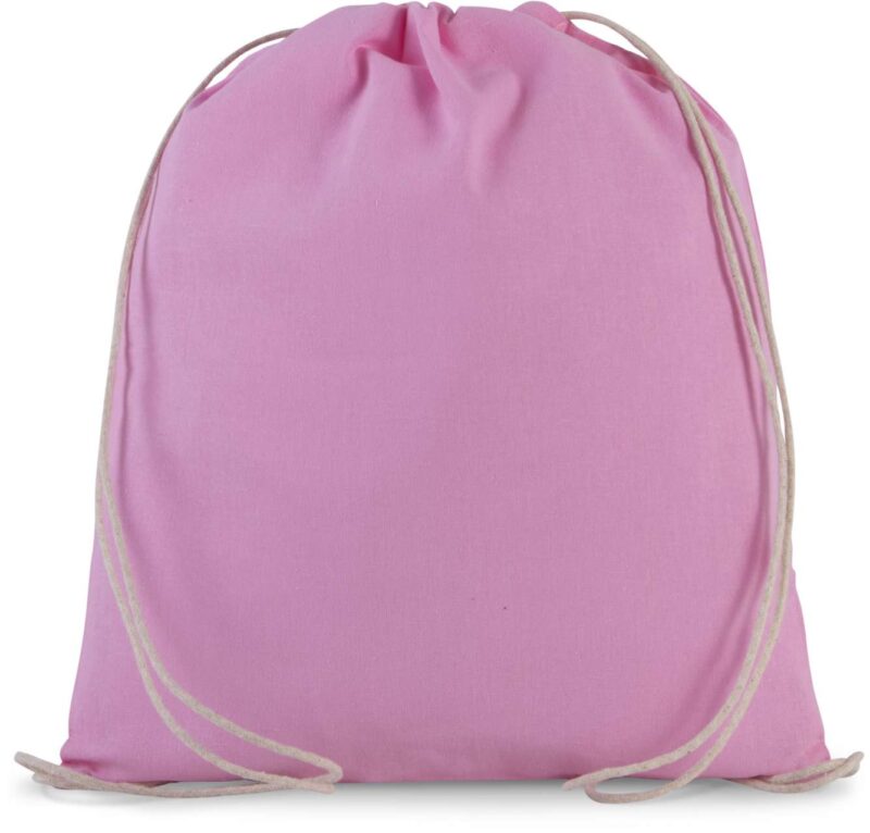 Kimood ORGANIC COTTON SMALL DRAWSTRING BAG - Σκούρο Ροζ