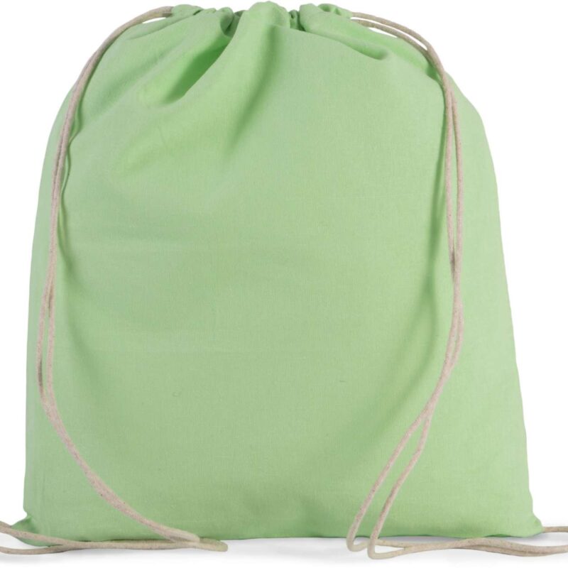 Kimood ORGANIC COTTON SMALL DRAWSTRING BAG - Pistachio Green
