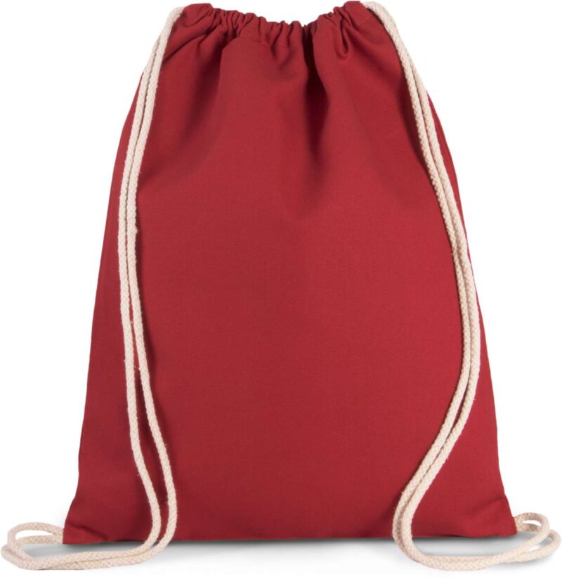 Kimood DRAWSTRING BAG WITH THICK STRAPS - Κόκκινο Κεράσι