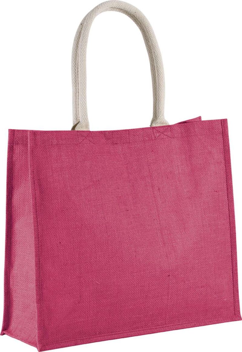 Kimood JUTE BEACH BAG - Φούξια
