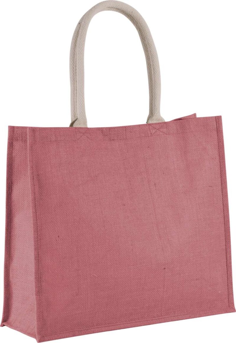 Kimood JUTE BEACH BAG - Light Marsala