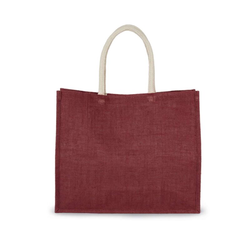 Kimood JUTE BEACH BAG - Light Rosewood