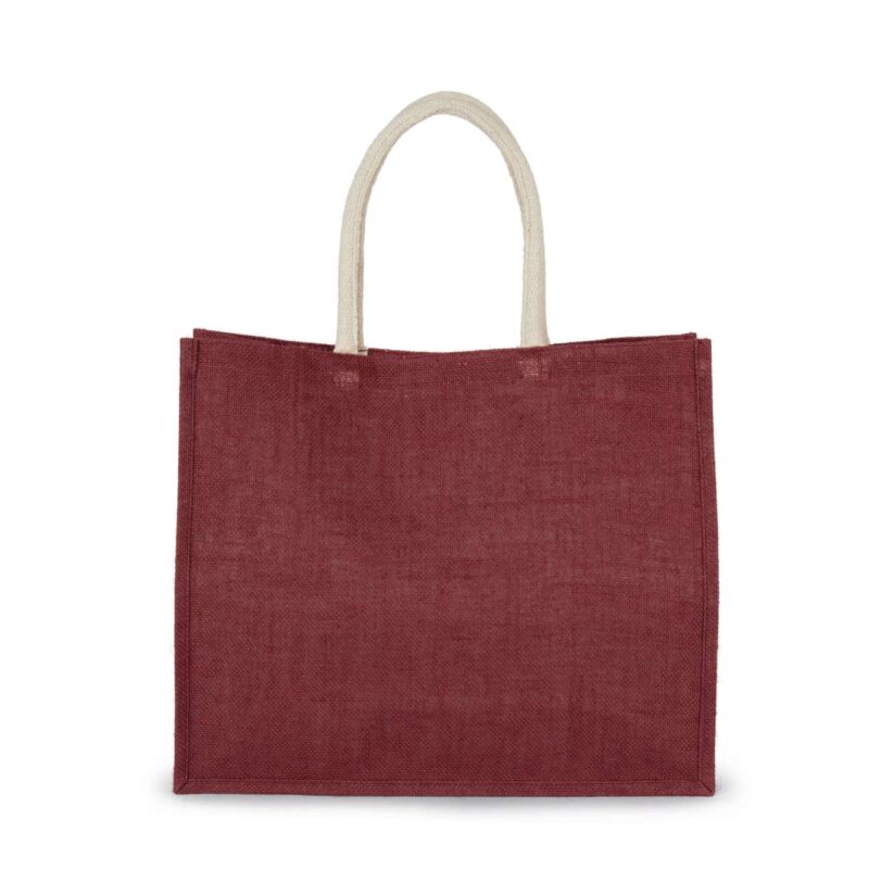 ki0219-light_rosewood-a1 Kimood JUTE BEACH BAG - Light Rosewood