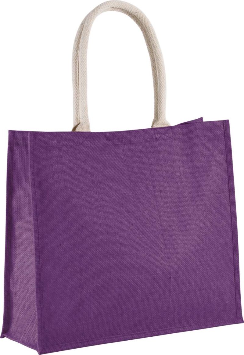 Kimood JUTE BEACH BAG - Plum Violet