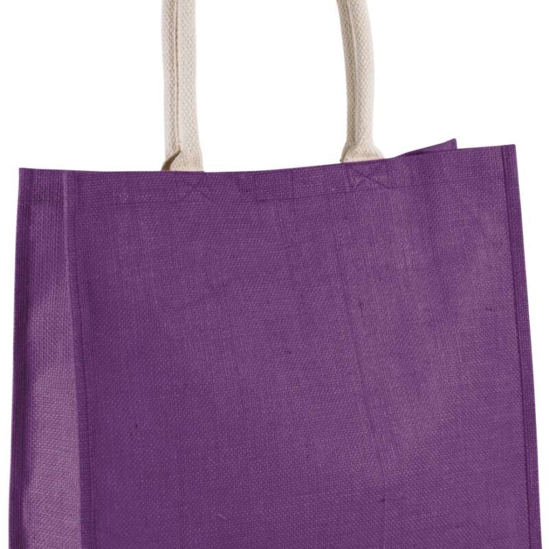 ki0219-plum_violet-a1 Kimood JUTE BEACH BAG - Plum Violet