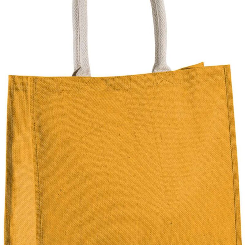 ki0219-yellow-a1 Kimood JUTE BEACH BAG - Κίτρινο