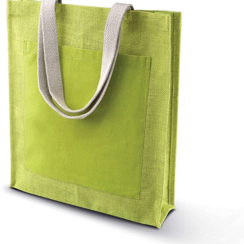 Kimood JUTE SHOPPER BAG - Λαχανί