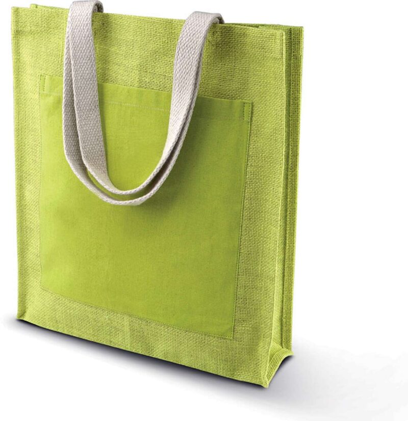 Kimood JUTE SHOPPER BAG - Λαχανί