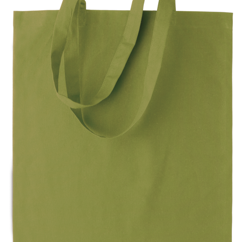 Kimood BASIC SHOPPER BAG - Καμένο Λάιμ