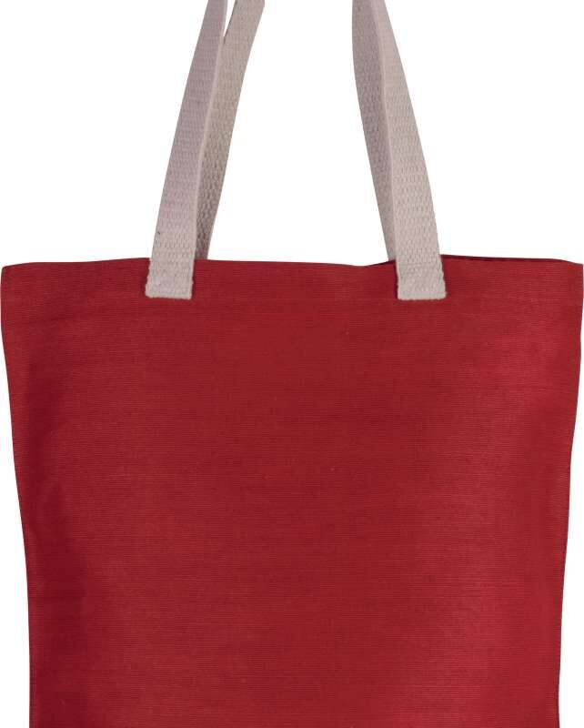 ki0229-crimson_red-a1 Kimood JUCO SHOPPER BAG - Crimson Red
