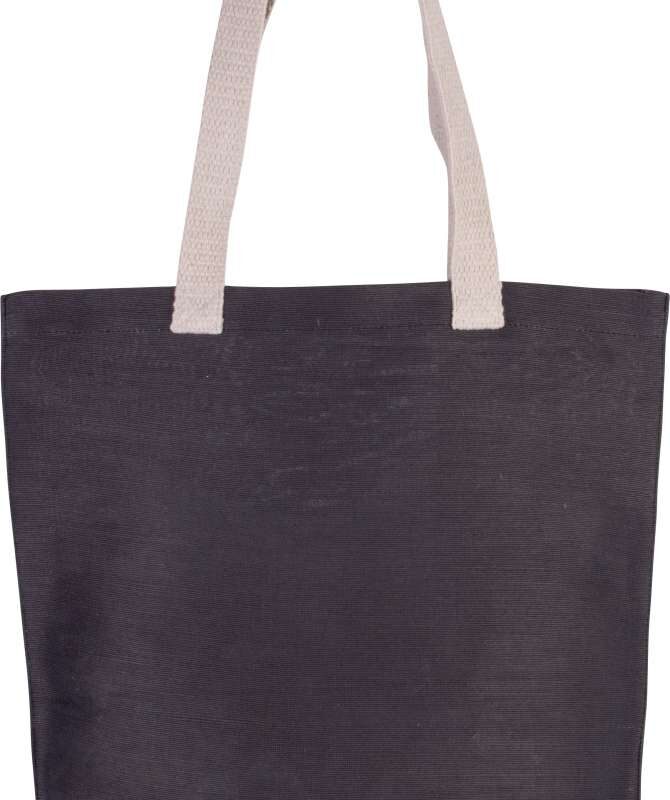 ki0229-dark_grey-a1 Kimood JUCO SHOPPER BAG - Σκούρο Γκρι