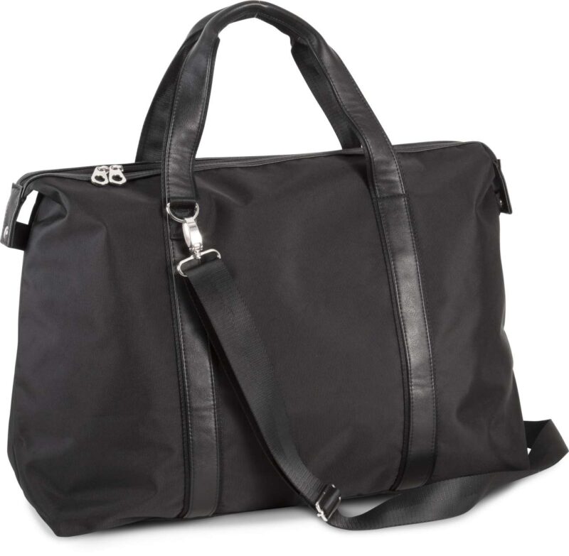 ki0233-black-a1 Kimood HOLDALL TRAVEL BAG - Μαύρο