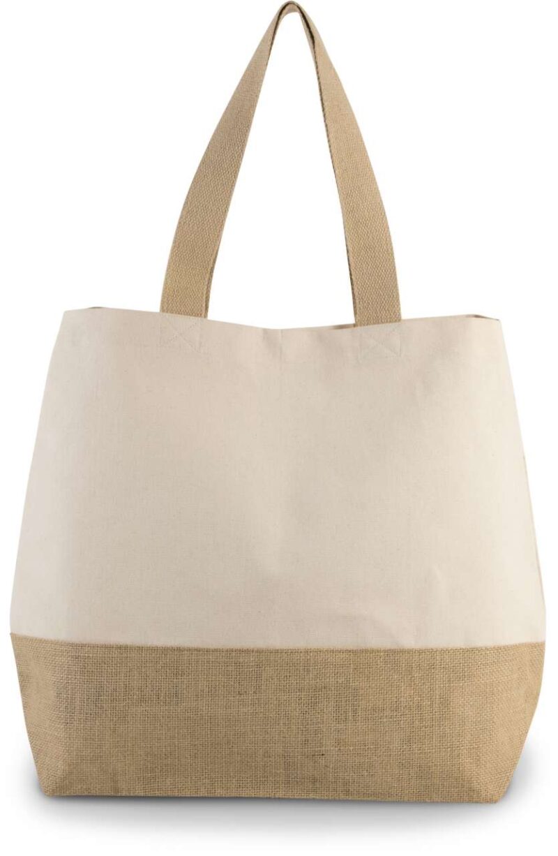 Kimood CANVAS και JUTE HOLD-ALL SHOPPER BAG - Natural/Natural