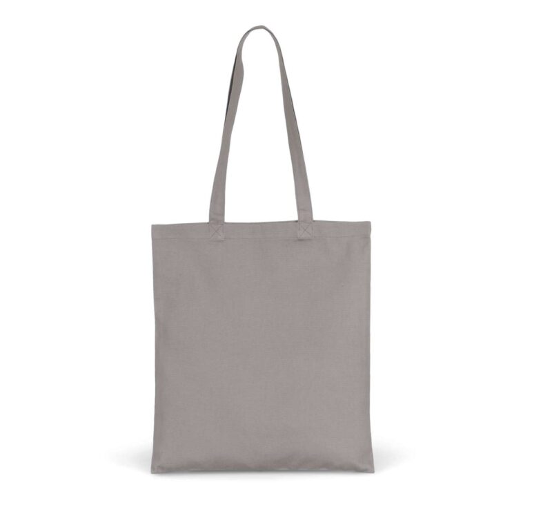 Kimood COTTON CANVAS SHOPPER BAG - Metal Grey