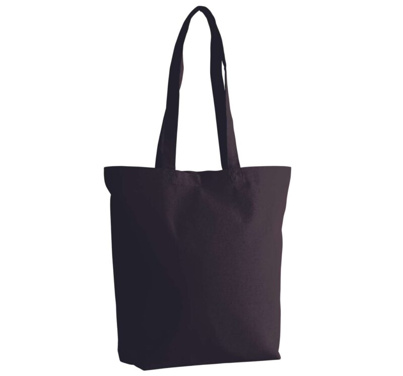 Kimood ORGANIC COTTON TOTE BAG - Μαύρο