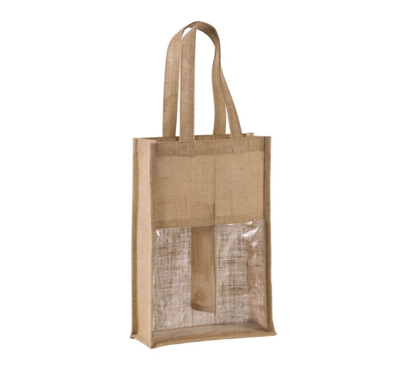 Kimood JUTE BOTTLE BAG - Φυσικό