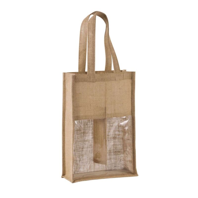 Kimood JUTE BOTTLE BAG - Φυσικό
