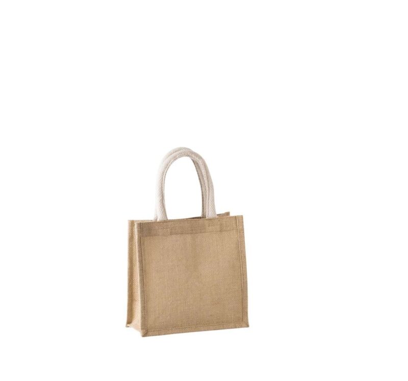 Kimood JUTE CANVAS TOTE - SMALL - Φυσικό