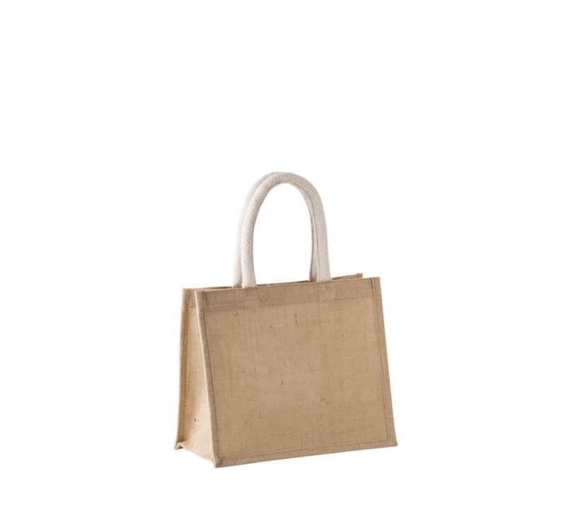 Kimood JUTE CANVAS TOTE - MEDIUM - Φυσικό