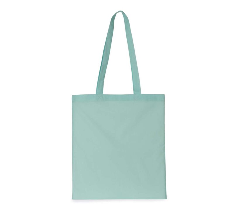 ki0288-ice_mint-a1 Kimood ORGANIC COTTON SHOPPING BAG - Ice Mint
