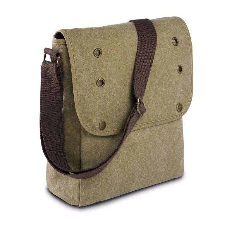 Kimood CANVAS SHOULDER BAG - Παλαιωμένο χακί