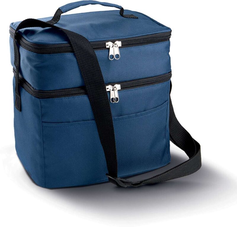 Kimood DOUBLE COMPARTMENT COOLER BAG - Μπλε μαρίν