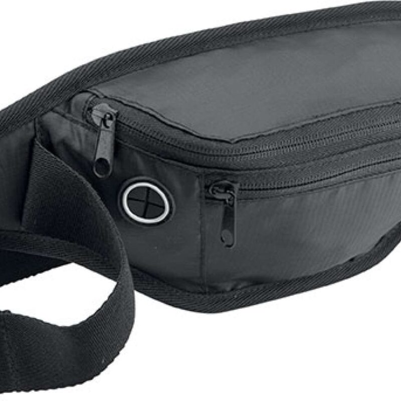 ki0332-black-a1 Kimood WAIST BAG - Μαύρο