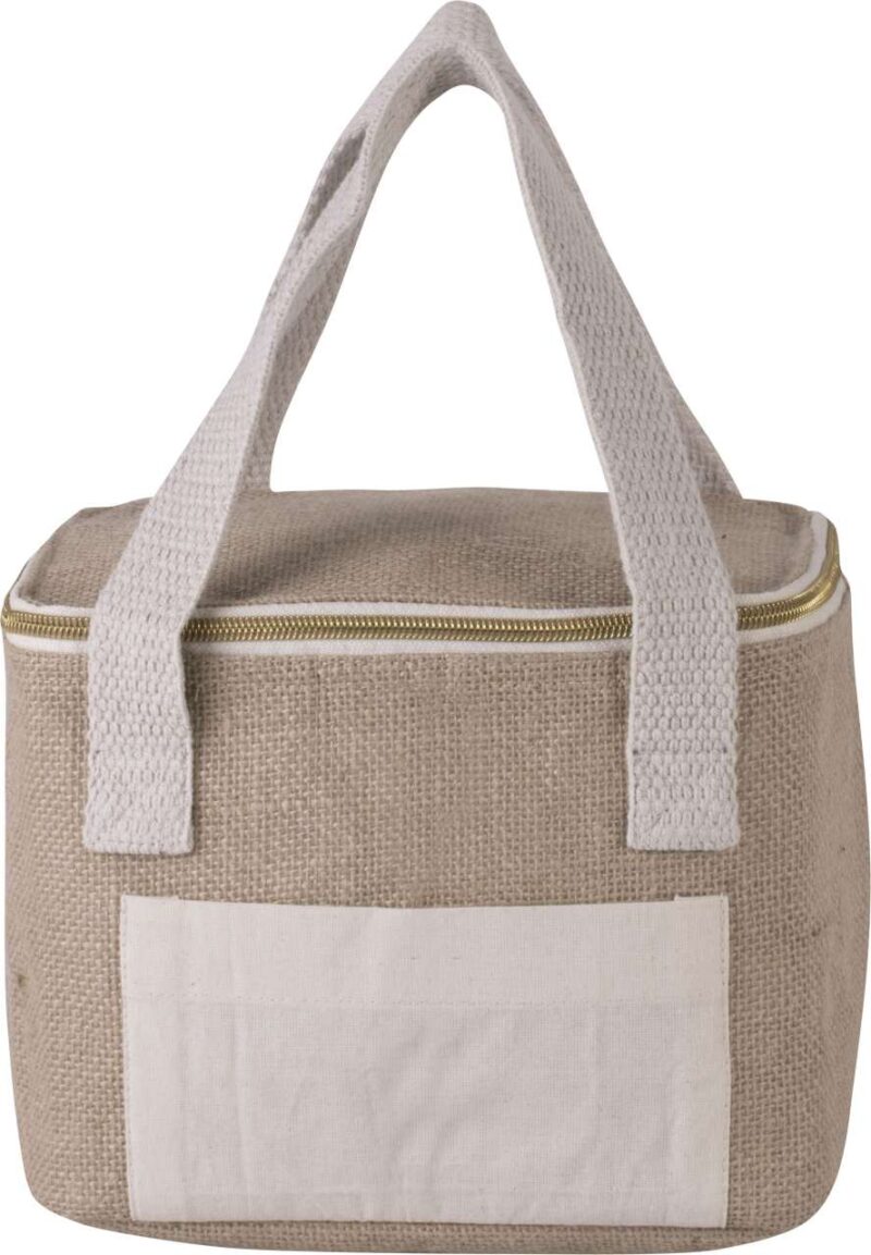 ki0352-natural-a1 Kimood JUTE COOL BAG - SMALL SIZE - Φυσικό
