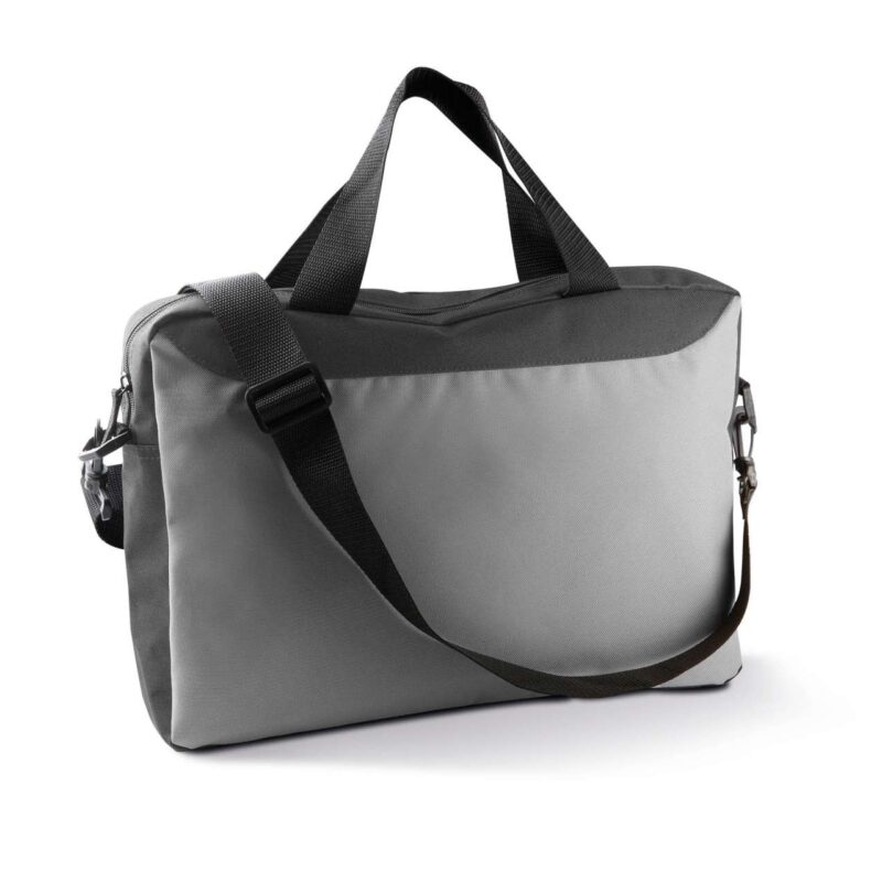 ki0413-dark_grey_light_grey-a1 Kimood DOCUMENT BAG - Σκούρο Γκρι/Ανοιχτό Γκρι
