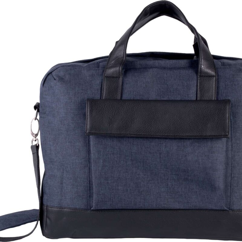 Kimood BUSINESS LAPTOP BAG - Graphite Blue Heather