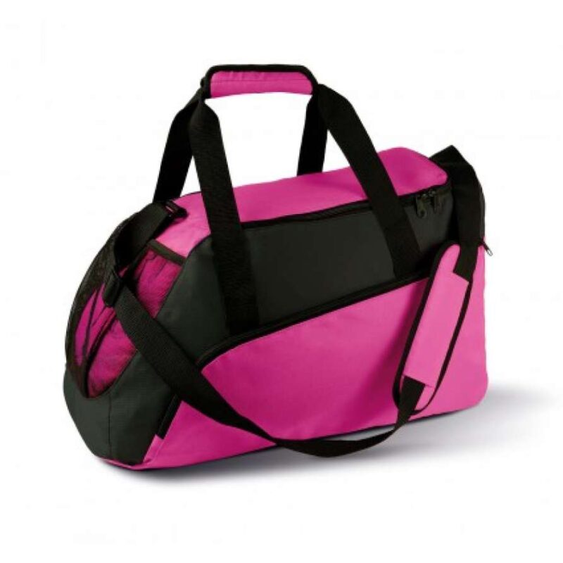 ki0607-fuchsia_black-a1 Kimood SPORTS BAG - φούξια/μαύρο