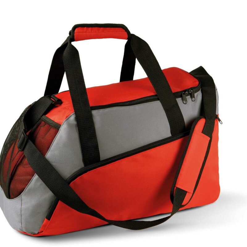 ki0607-red_slate_grey-a1 Kimood SPORTS BAG - Κόκκινο/Σχιστογκρί