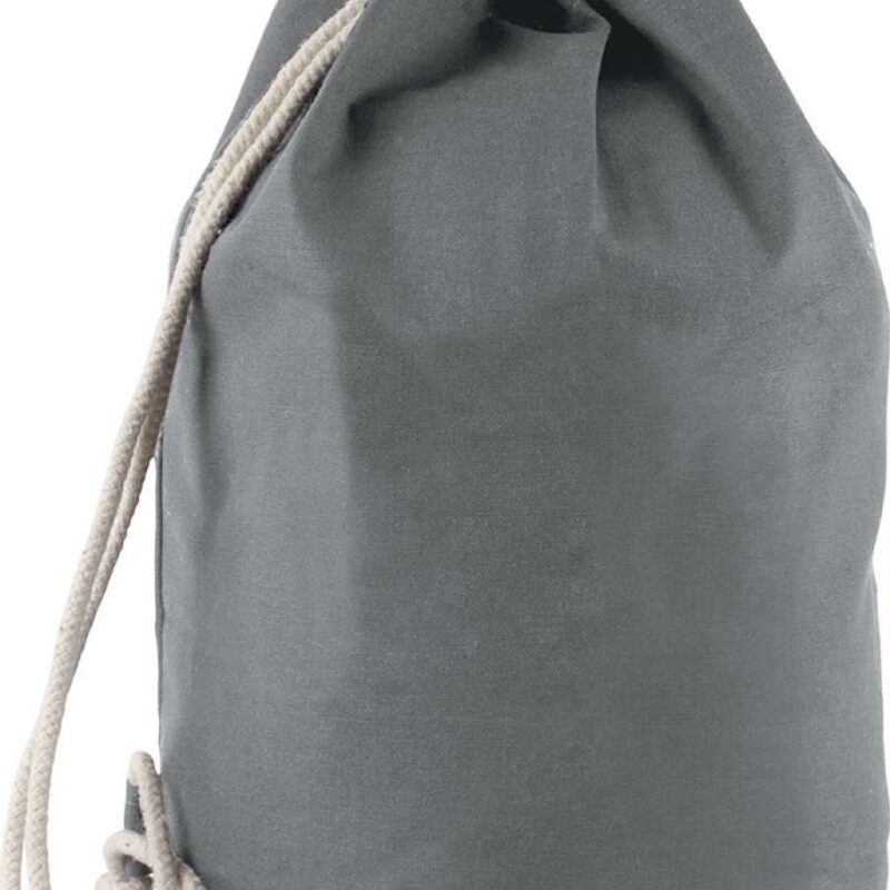ki0629-grey-a2 Kimood SAILOR-STYLE DRAWSTRING COTTON WITH BAG - γκρι