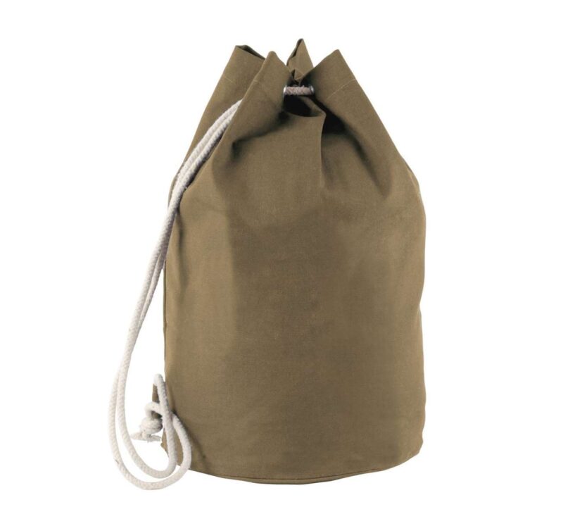 Kimood SAILOR-STYLE DRAWSTRING COTTON WITH BAG - Παλαιωμένο χακί