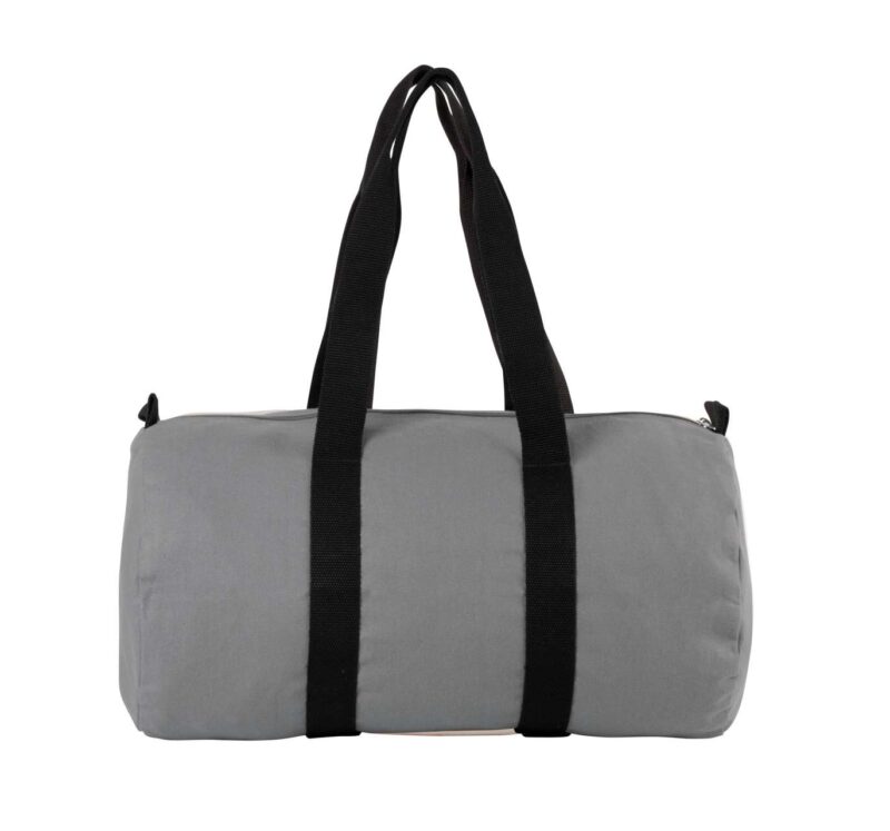 Kimood COTTON CANVAS HOLD-ALL BAG - Γκρι/Μαύρο