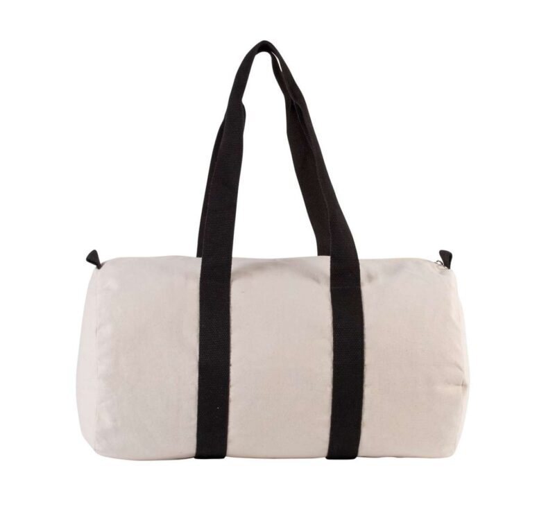 Kimood COTTON CANVAS HOLD-ALL BAG - Natural/Reflex Blue/White/French Red