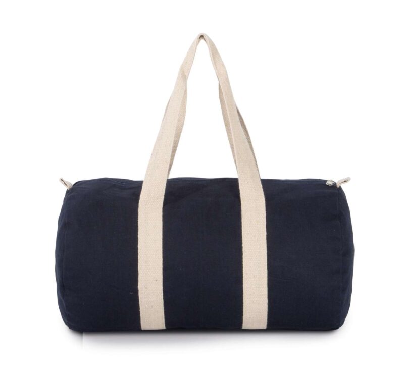 Kimood COTTON CANVAS HOLD-ALL BAG - Navy/Off White