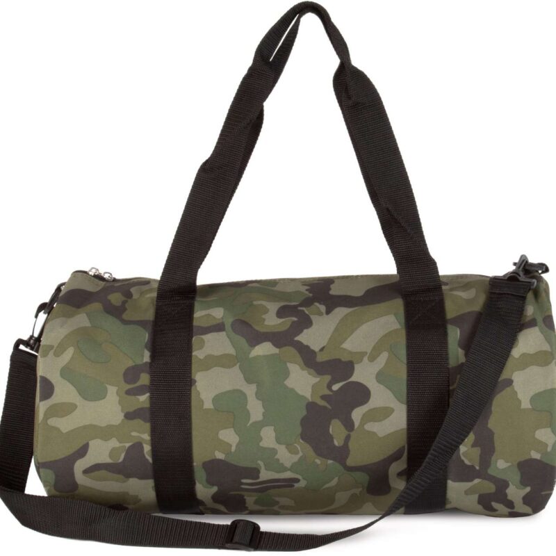 ki0633-olive_camouflage-a1 Kimood TUBULAR HOLD-ALL BAG - Olive Camouflage