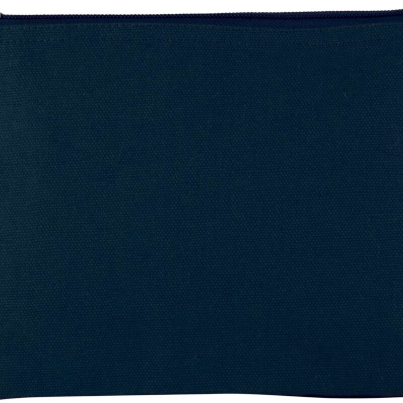 ki0724-midnight_blue-a1 Kimood TOILETRY BAG σε COTTON CANVAS - Μπλε του μεσονυκτίου