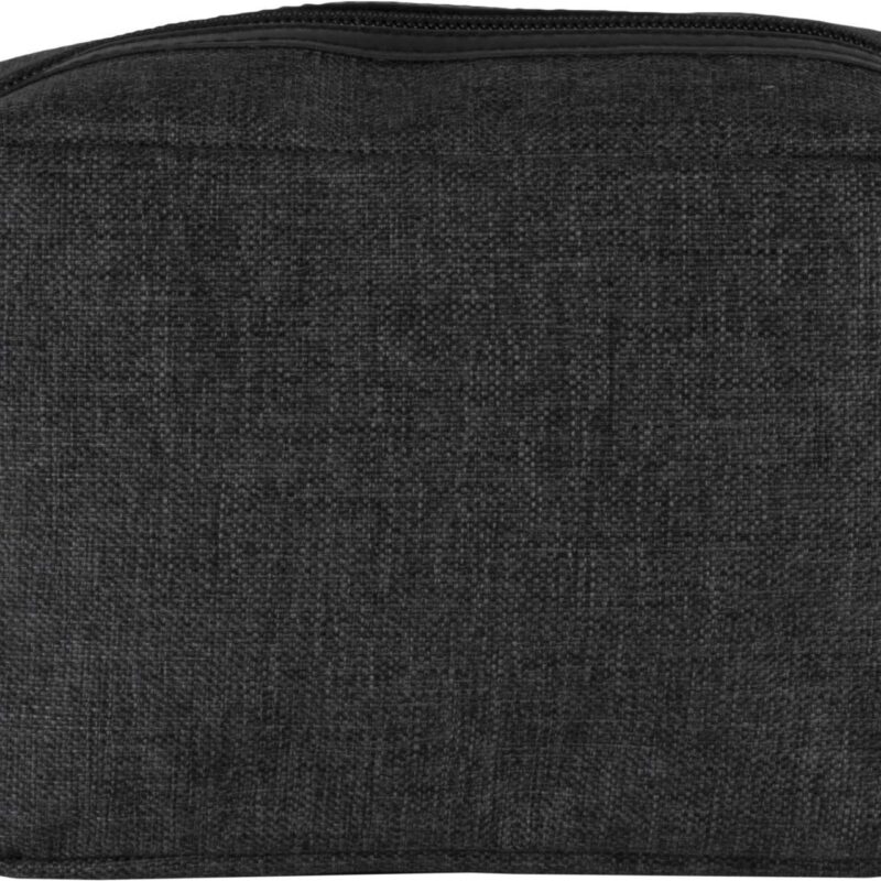 ki0725-dark_grey_heather-a1 Kimood TOILETRY BAG - Dark Grey Heather