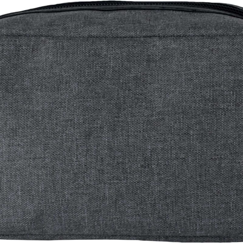 ki0725-graphite_grey_heather-a1 Kimood TOILETRY BAG - Graphite Grey Heather