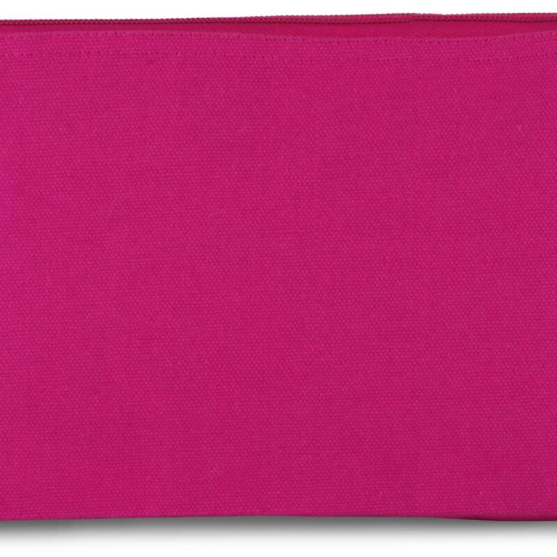 ki0727-fuchsia-a1 Kimood COTTON CANVAS TOILETRY BAG - Φούξια