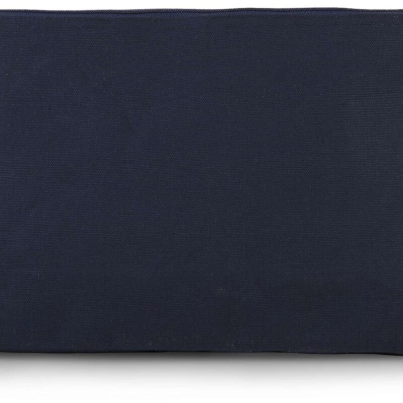 Kimood COTTON CANVAS TOILETRY BAG - Μπλε του μεσονυκτίου