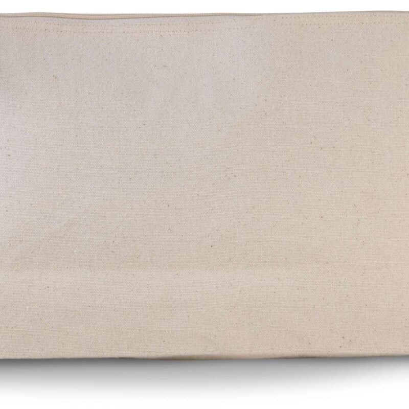 ki0727-natural-a1 Kimood COTTON CANVAS TOILETRY BAG - Φυσικό