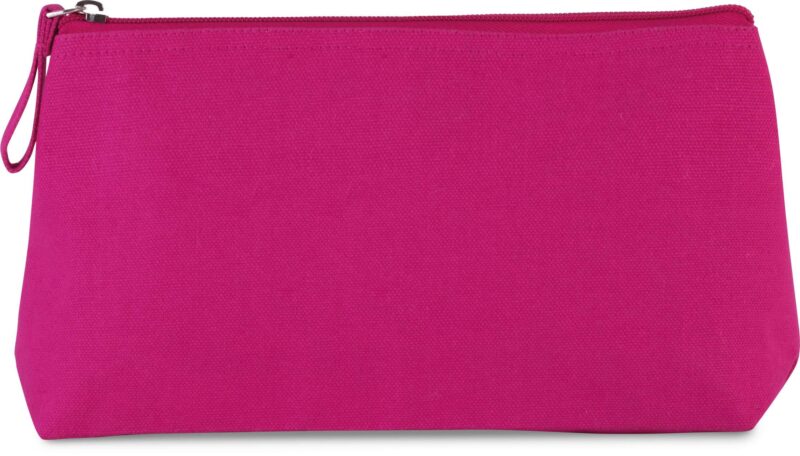 Kimood COTTON CANVAS TOILETRY BAG - Φούξια